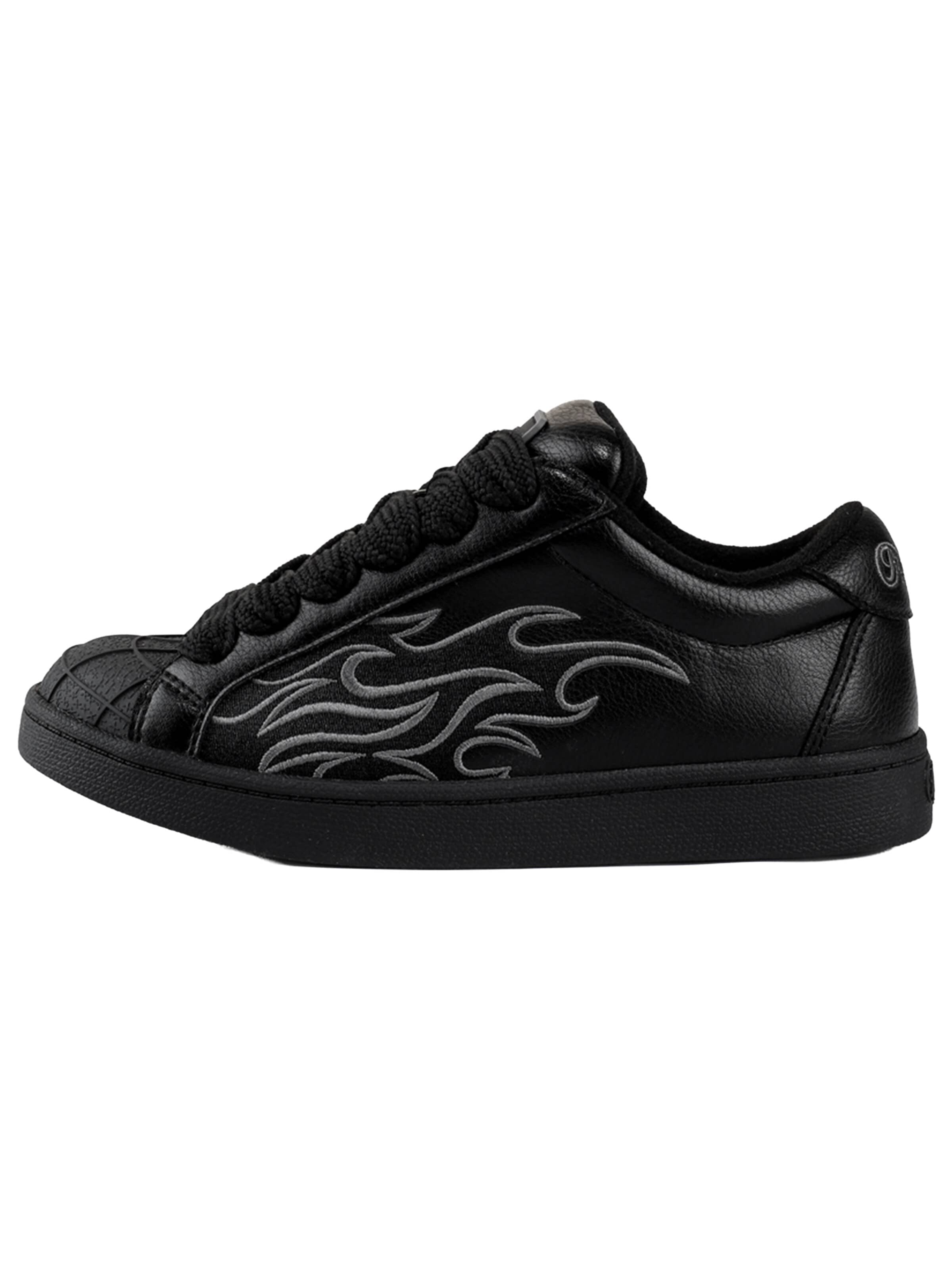 BUFFALO Athletic Shoes 'Liberty Flame OS' in Black: front