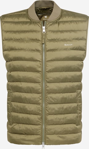 Gilet di GANT in verde: frontale