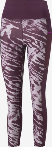 PUMA Skinny Sporthose in Lila: predná strana