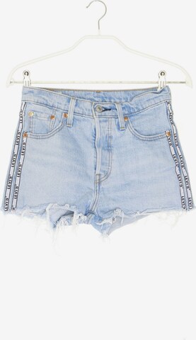 LEVI'S Jeans-Shorts in 23 in Blue: front