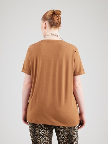 ONLY Carmakoma T-Shirt in Braun