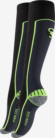 Calzino sportivo di Stark Soul in nero: frontale
