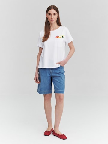 TATUUM T-Shirt 'Monki' in Weiß