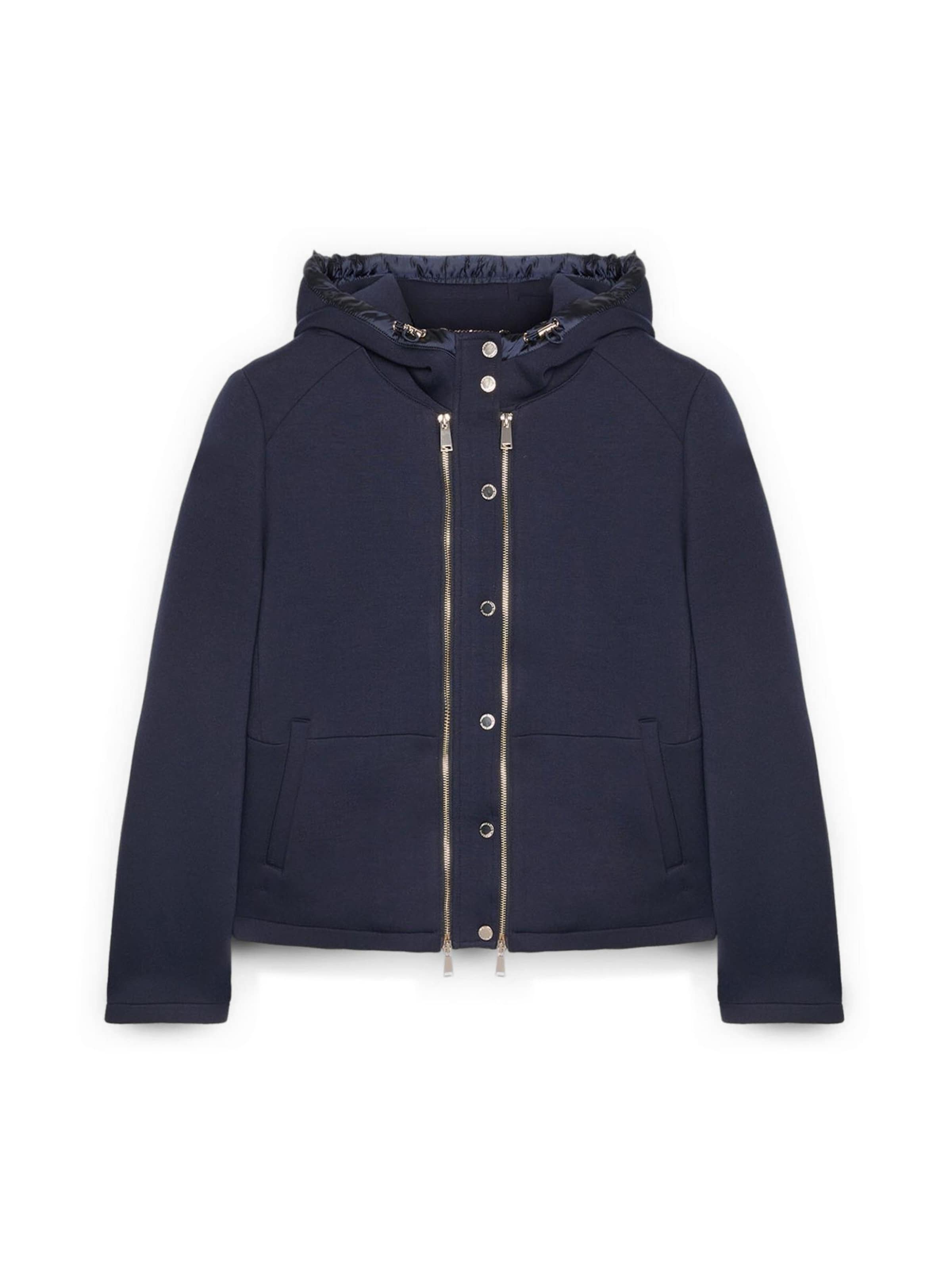 Cappotto invernale di Fiorella Rubino in blu: frontale