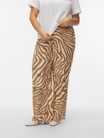 Vero Moda Curve regular Bukser 'FRIGA' i beige