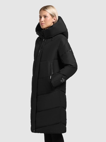 Manteau d’hiver 'Jange2 Matt' khujo en noir