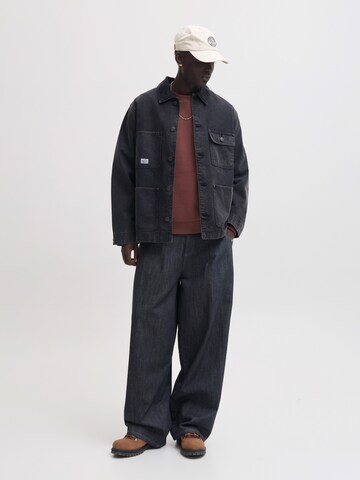 JACK & JONES Свитшот 'JJEBRADLEY' в Коричневый