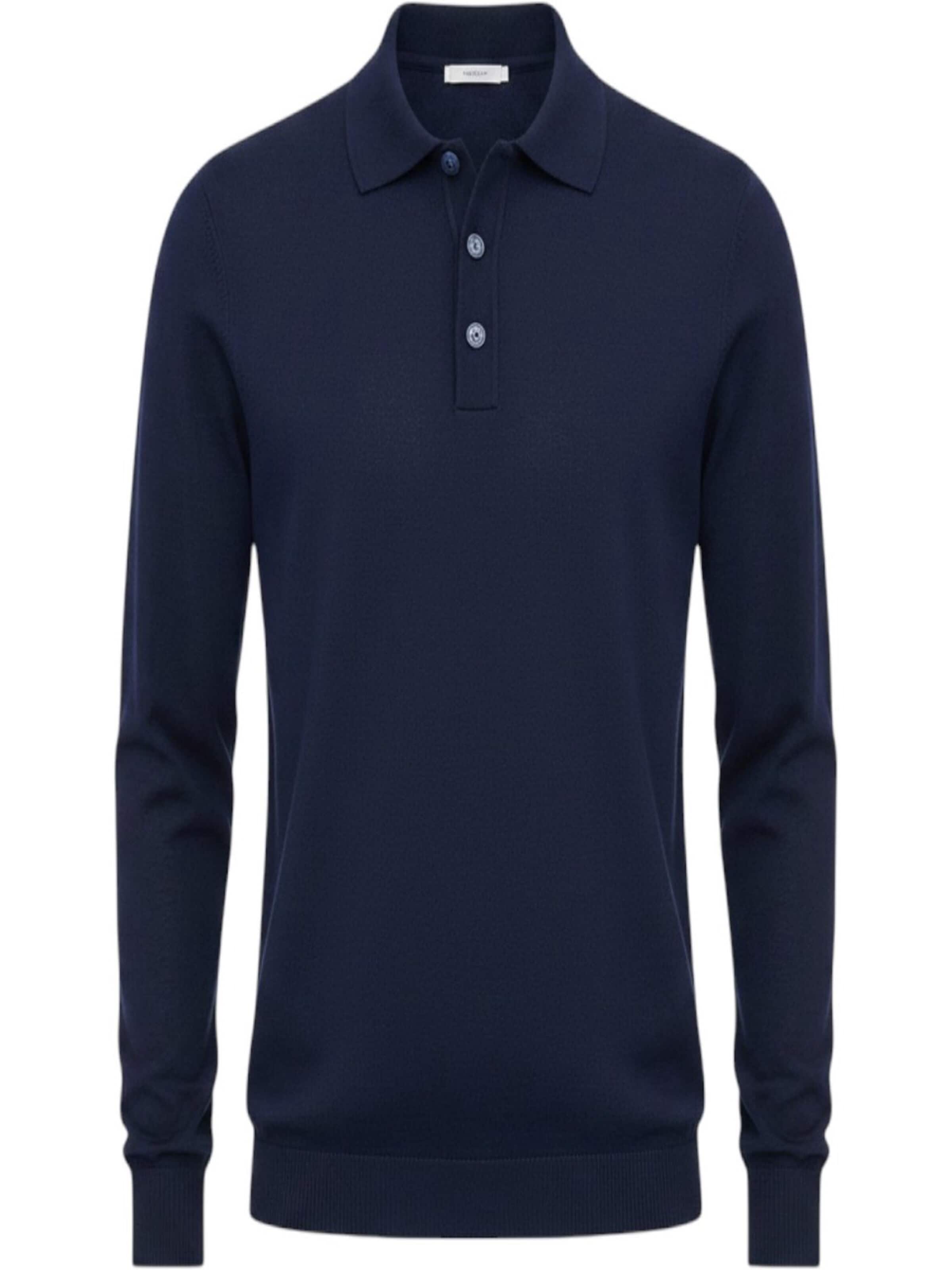 Ramsey Knit Cardigan in Blue: front