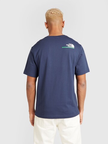 T-Shirt 'EST 1966' THE NORTH FACE en bleu