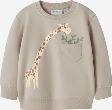 Sweat 'NBMHALL' NAME IT en gris : devant