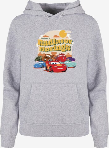 ABSOLUTE CULT Sweatshirt 'Cars - Radiator Springs Group' in Grau: predná strana