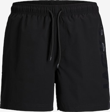 Jack & Jones Plus Board Shorts 'JPSTMaui' in Black: front