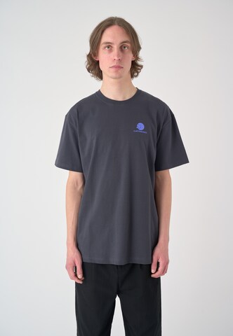 Cleptomanicx Shirt 'Balance' in Grey: front