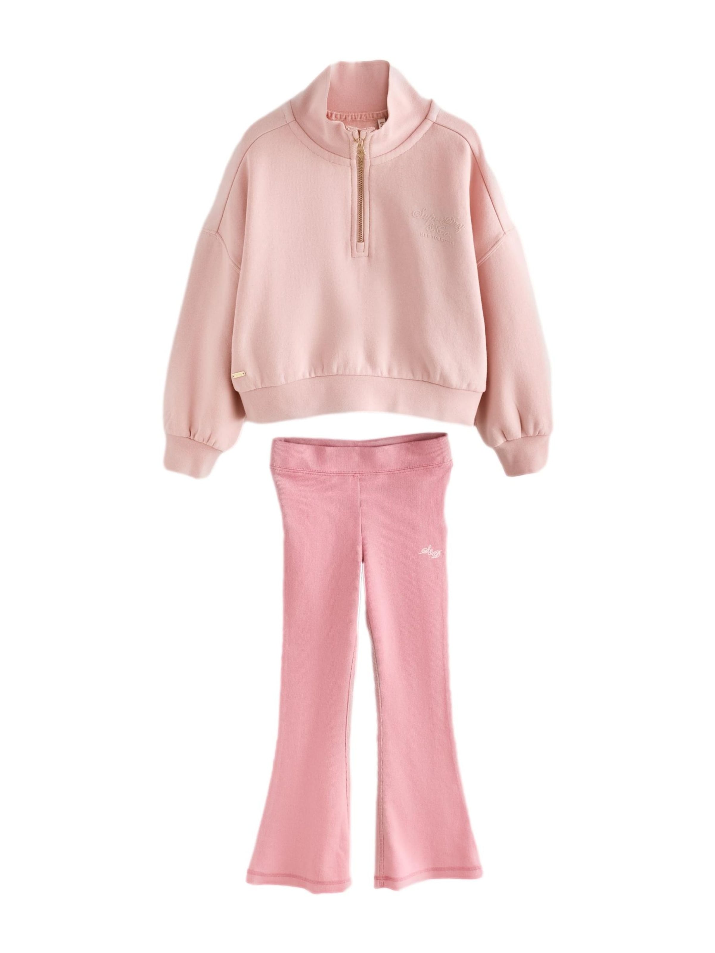 Superdry & Co - Conjunto en rosa: frente