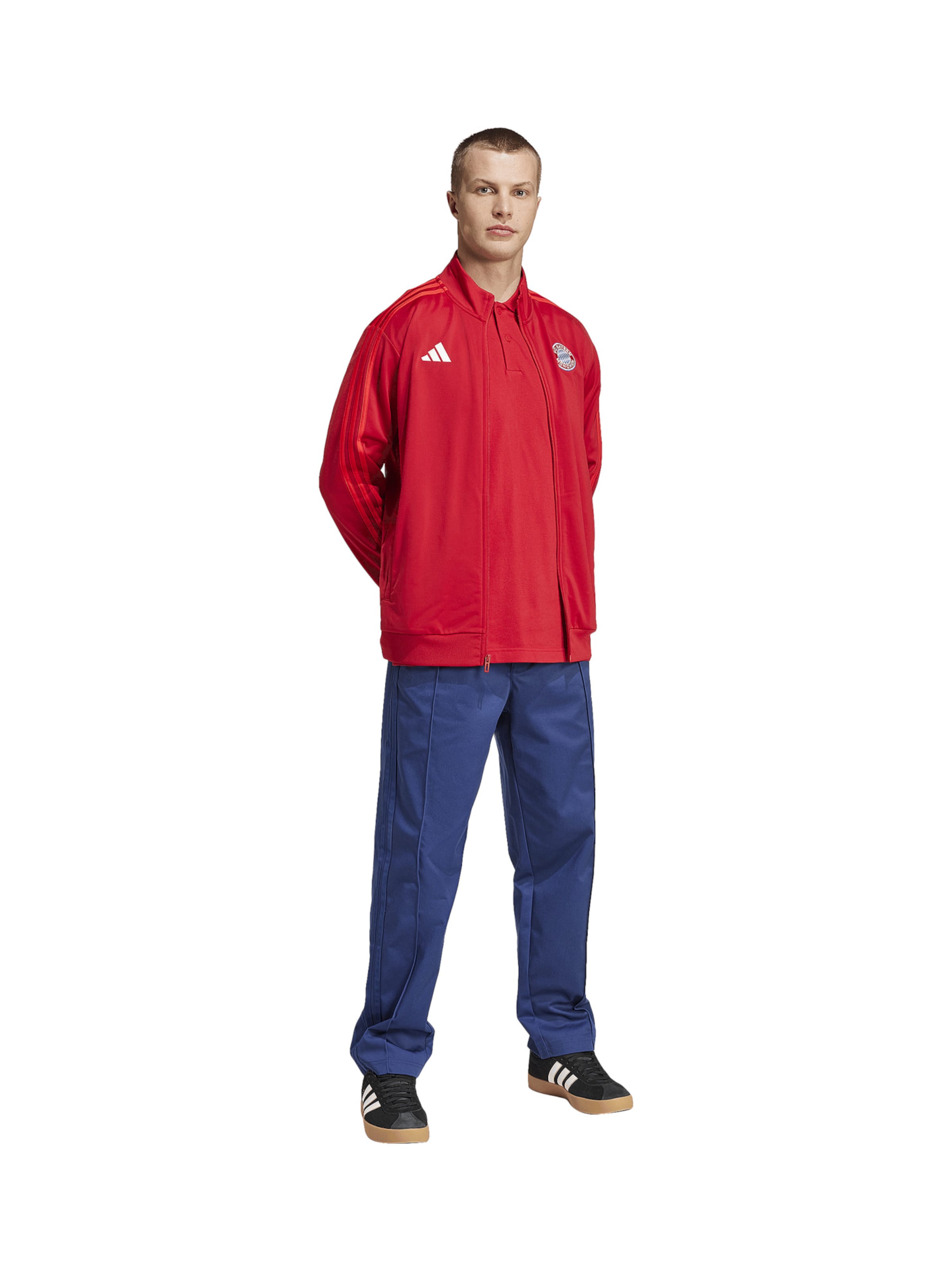 Veste de survêtement &#x27;Fcb Dna&#x27; ADIDAS PERFORMANCE en rouge