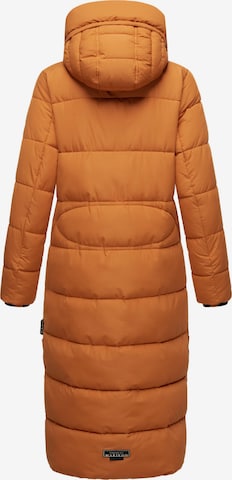 MARIKOO Toiminnallinen pitkä takki 'Nadeshikoo XVI' värissä ruskea