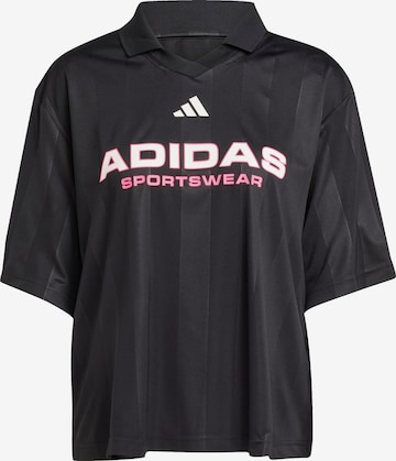 ADIDAS SPORTSWEAR Toiminnallinen paita 'TIRO Q4' värissä musta: etupuoli