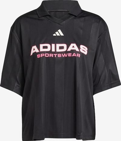 Sportiniai marškinėliai 'TIRO Q4' iš ADIDAS SPORTSWEAR, spalva – šviesiai rožinė / juoda / balta, Prekių apžvalga