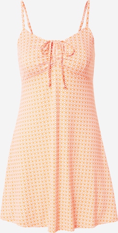 HOLLISTER - Vestido en naranja: frente