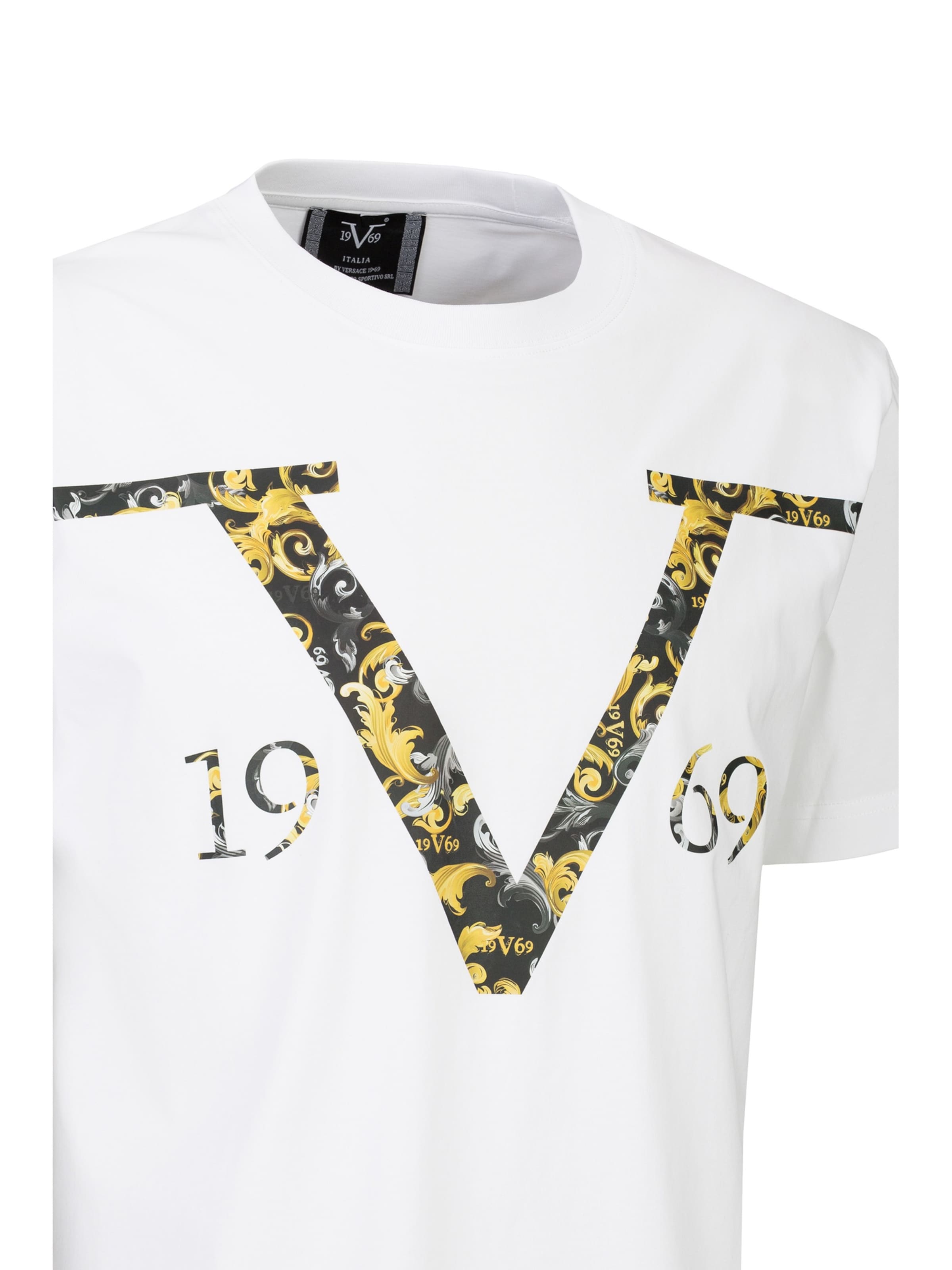 balta 19V69 ITALIA Marškinėliai 'Rafael Baroque V'