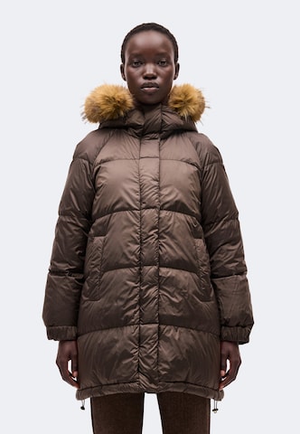 Weekend Max Mara Winter Jacket 'ANFORA' in Brown: front
