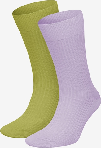 Chaussettes DillySocks en vert : devant