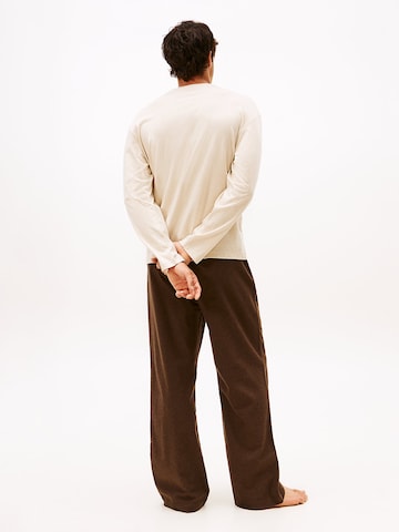 TOMMY HILFIGER Pyjama lang in Beige