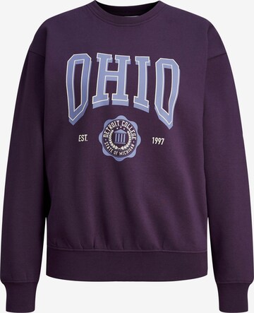JJXX Sweatshirt 'Ohio' in Purple: front