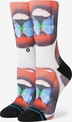 Stance Socks in White: front