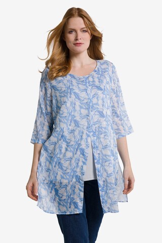 Ulla Popken Blouse in Blauw: voorkant