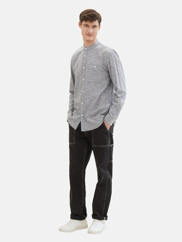 Regular fit Camicia di TOM TAILOR DENIM in grigio