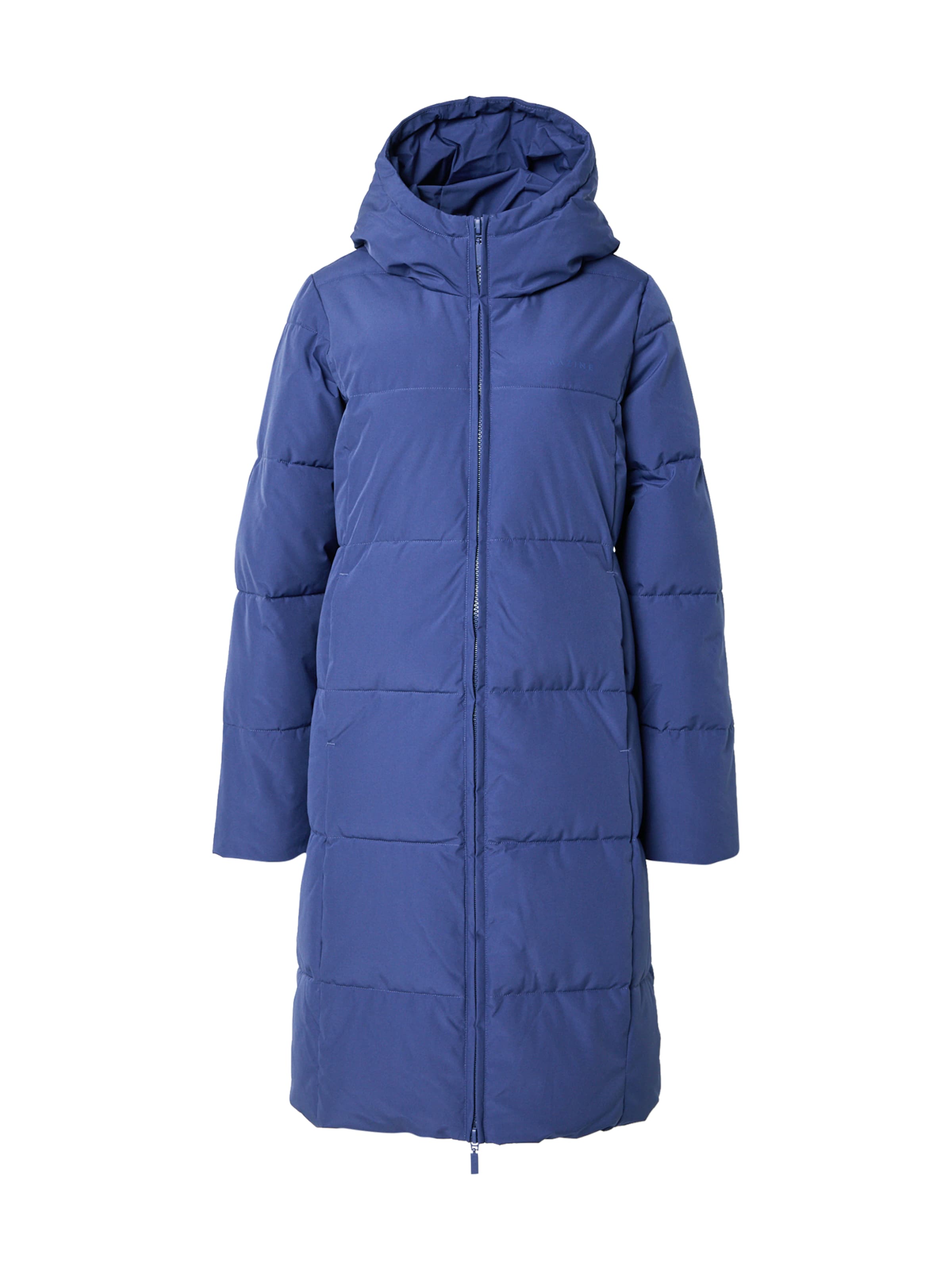 Manteau d’hiver mazine en bleu : devant