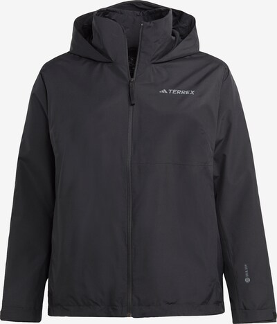 ADIDAS TERREX Outdoor jacket in Black / Silver, Item view