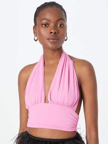 Top di Edikted in rosa: frontale