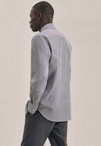 SEIDENSTICKER Slim fit Button Up Shirt in Blue