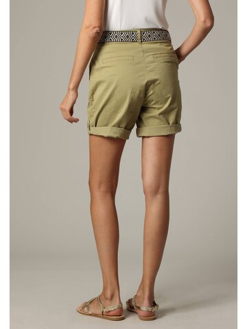 Regular Pantalon 'Kaija' Deeluxe en vert