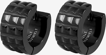 Akzent Earrings 'Sascha, langlebig' in Black: front