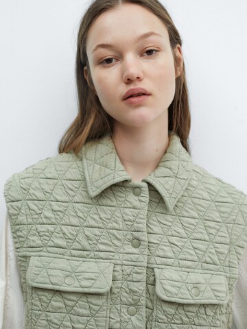 MANGO Vest 'Limba' in Green