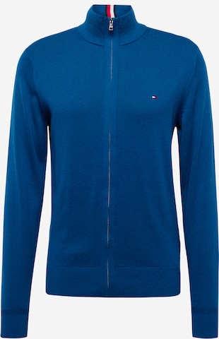 TOMMY HILFIGER Gebreid vest in Blauw: voorkant