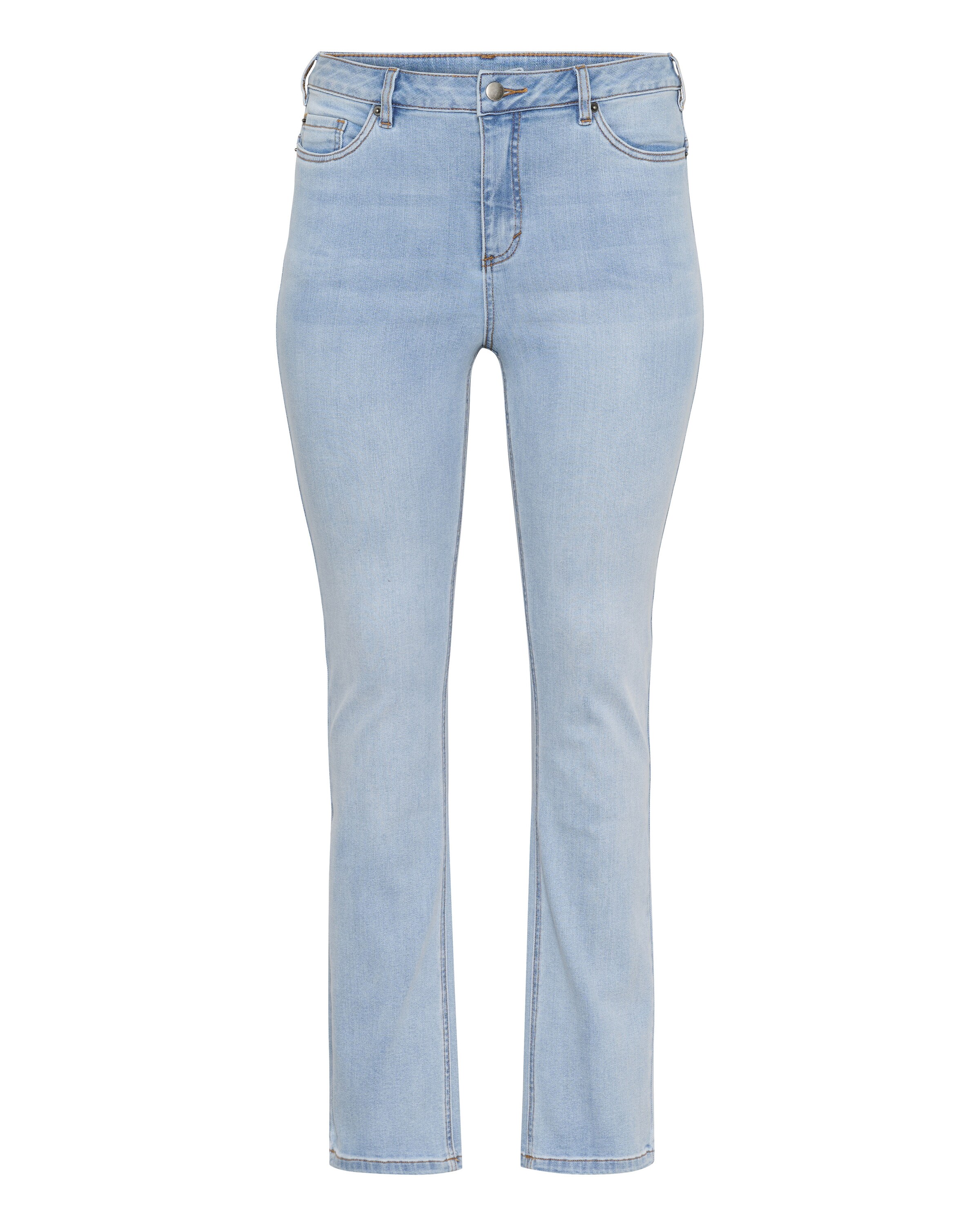 KAFFE CURVE Regular Jeans 'KCSina' in Blau: Vorderseite