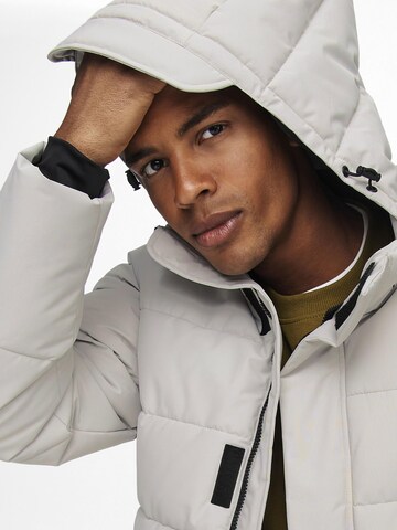 Only & Sons - Abrigo de entretiempo 'Carl' en gris