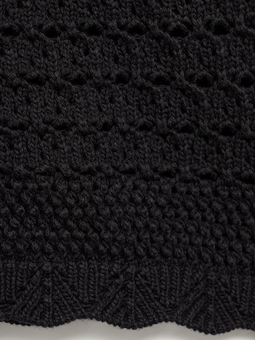 MANGO Knit cardigan 'SITU' in Black