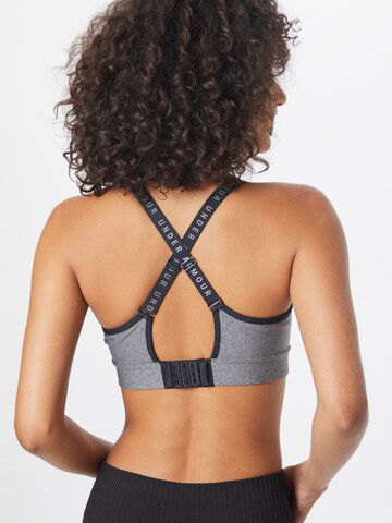 UNDER ARMOUR Medium Support Sports Bra 'Infinity' in Grey