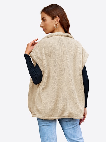 Imily Bela - Chaleco en beige: atrás