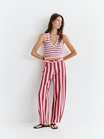 Pull&Bear Barrel Дънки в розово