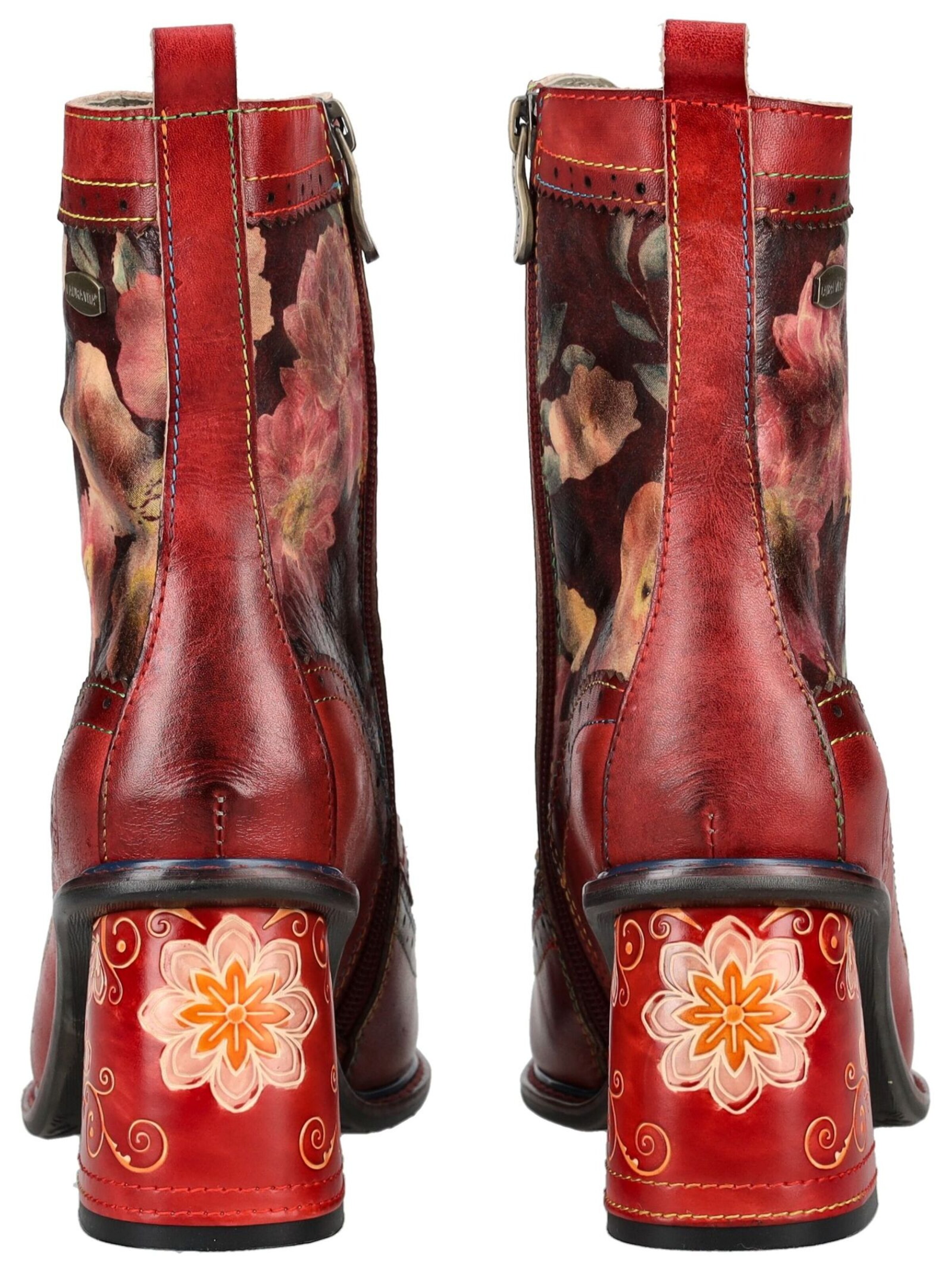 Laura Vita Schnürstiefelette in Rot