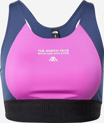 THE NORTH FACE Sport-BH in Lila: predná strana