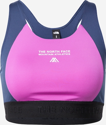 THE NORTH FACE Sport bh in Lila: voorkant