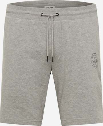 Jack & Jones Plus Pants in Grey: front