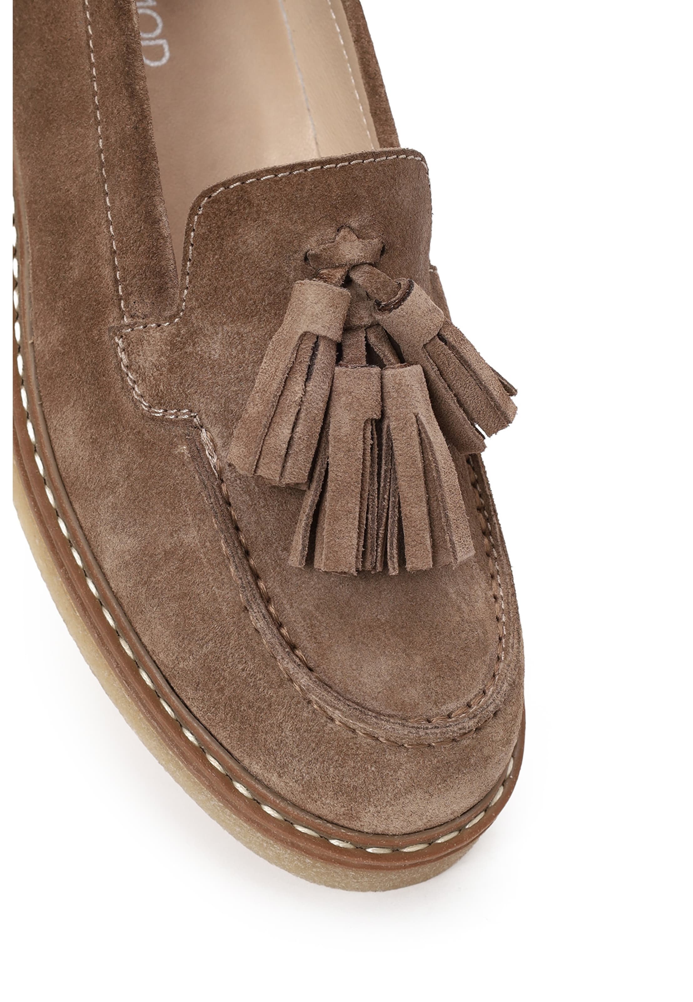 Derimod - Sapato Slip-on em castanho